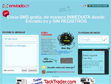 Tablet Screenshot of enviado.es